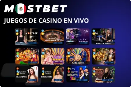 Casino en vivo Mostbet MX