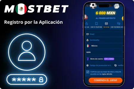 Registro por la Mostbet App