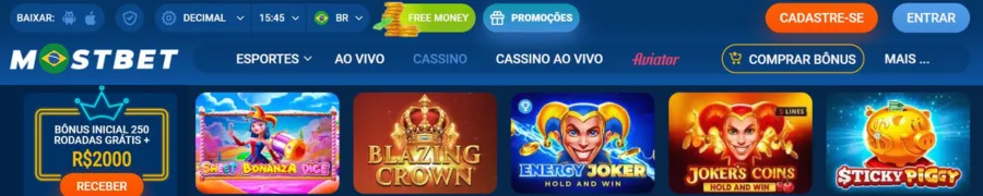 Mostbet - Tipos de Caça-Níqueis